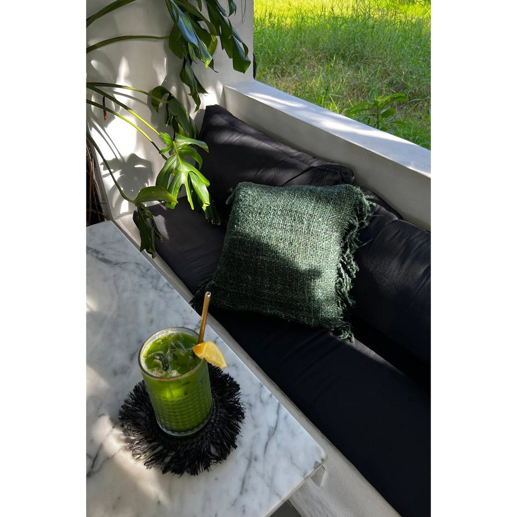 The Oh My Gee Cushion Cover - Forest Green - 60x60 - LUXONAS HOME