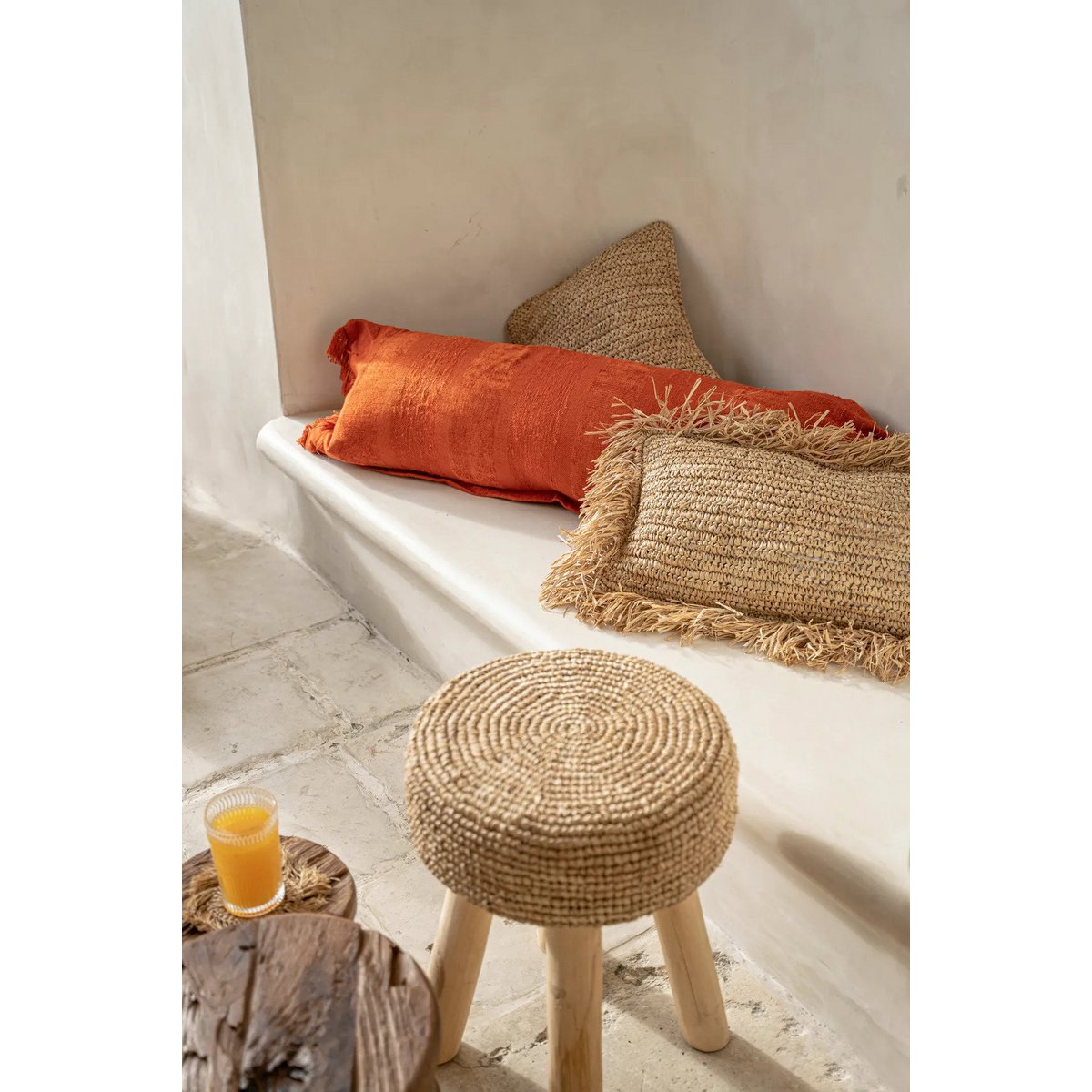 The Oh My Gee Cushion Cover - Rust Velvet - 35x100 - LUXONAS HOME