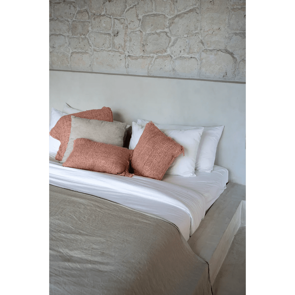 The Oh My Gee Cushion Cover - Salmon Pink - 30x50 - LUXONAS HOME