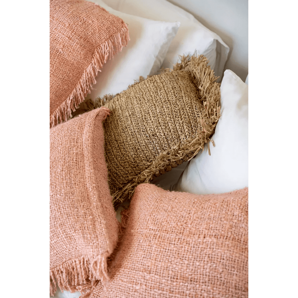 The Oh My Gee Cushion Cover - Salmon Pink - 30x50 - LUXONAS HOME