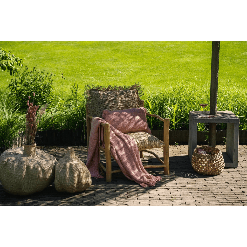 The Oh My Gee Cushion Cover - Salmon Pink - 30x50 - LUXONAS HOME