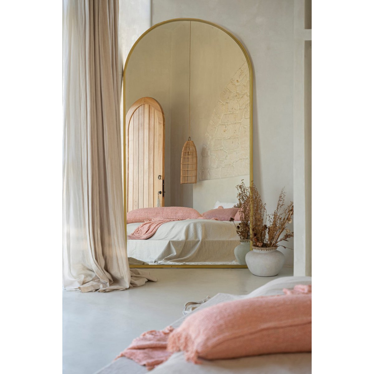 The Oh My Gee Cushion Cover - Salmon Pink - 35x100 - LUXONAS HOME