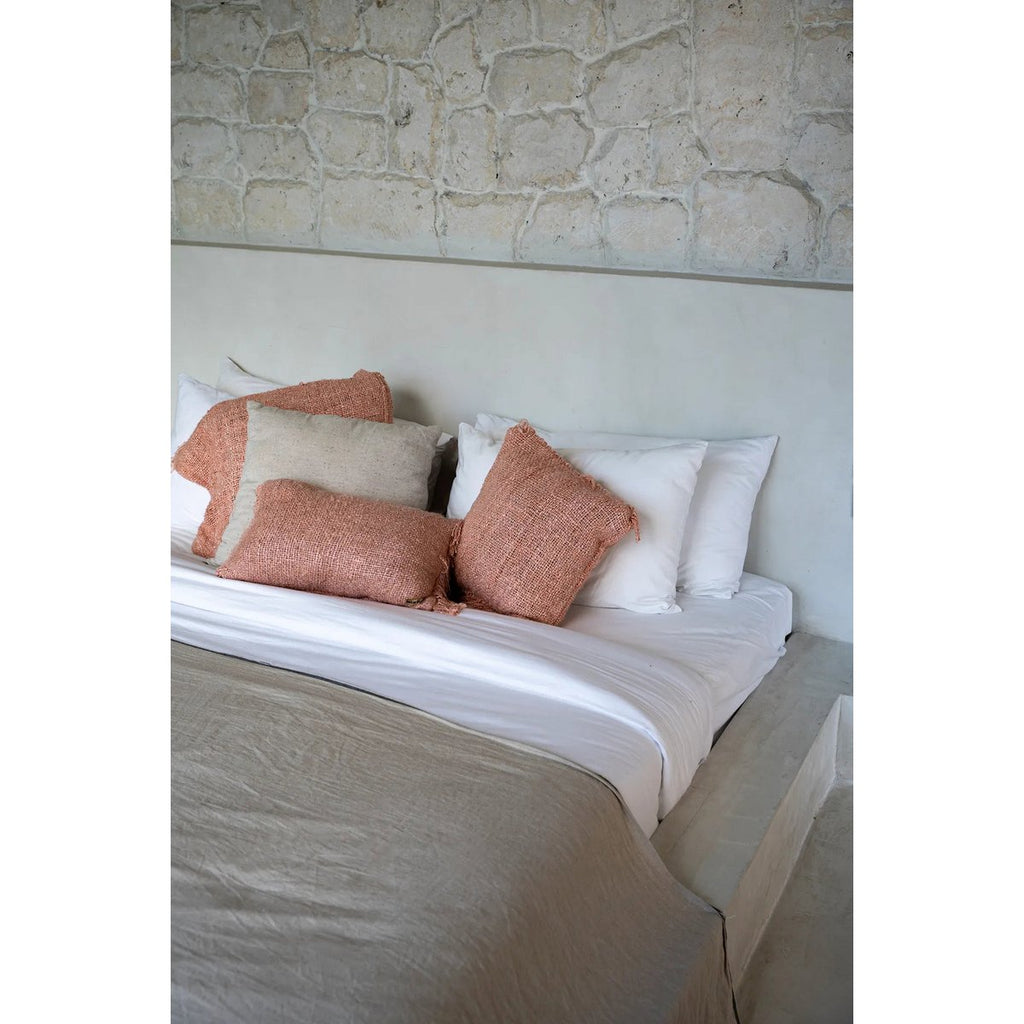 The Oh My Gee Cushion Cover - Salmon Pink - 40x40 - LUXONAS HOME