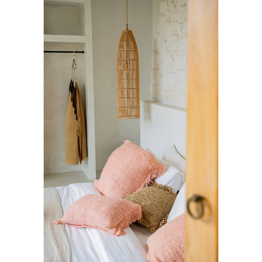 The Oh My Gee Cushion Cover - Salmon Pink - 60x60 - LUXONAS HOME