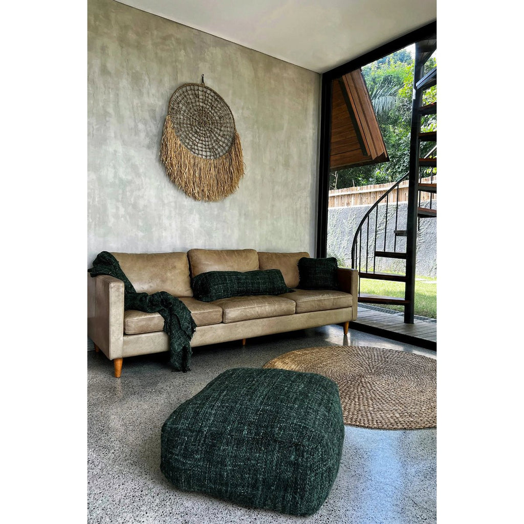 The Oh My Gee Pouffe - Forest Green - LUXONAS HOME