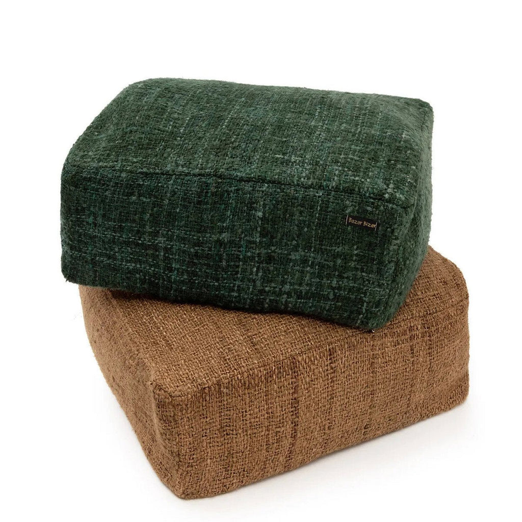 The Oh My Gee Pouffe - Forest Green - LUXONAS HOME