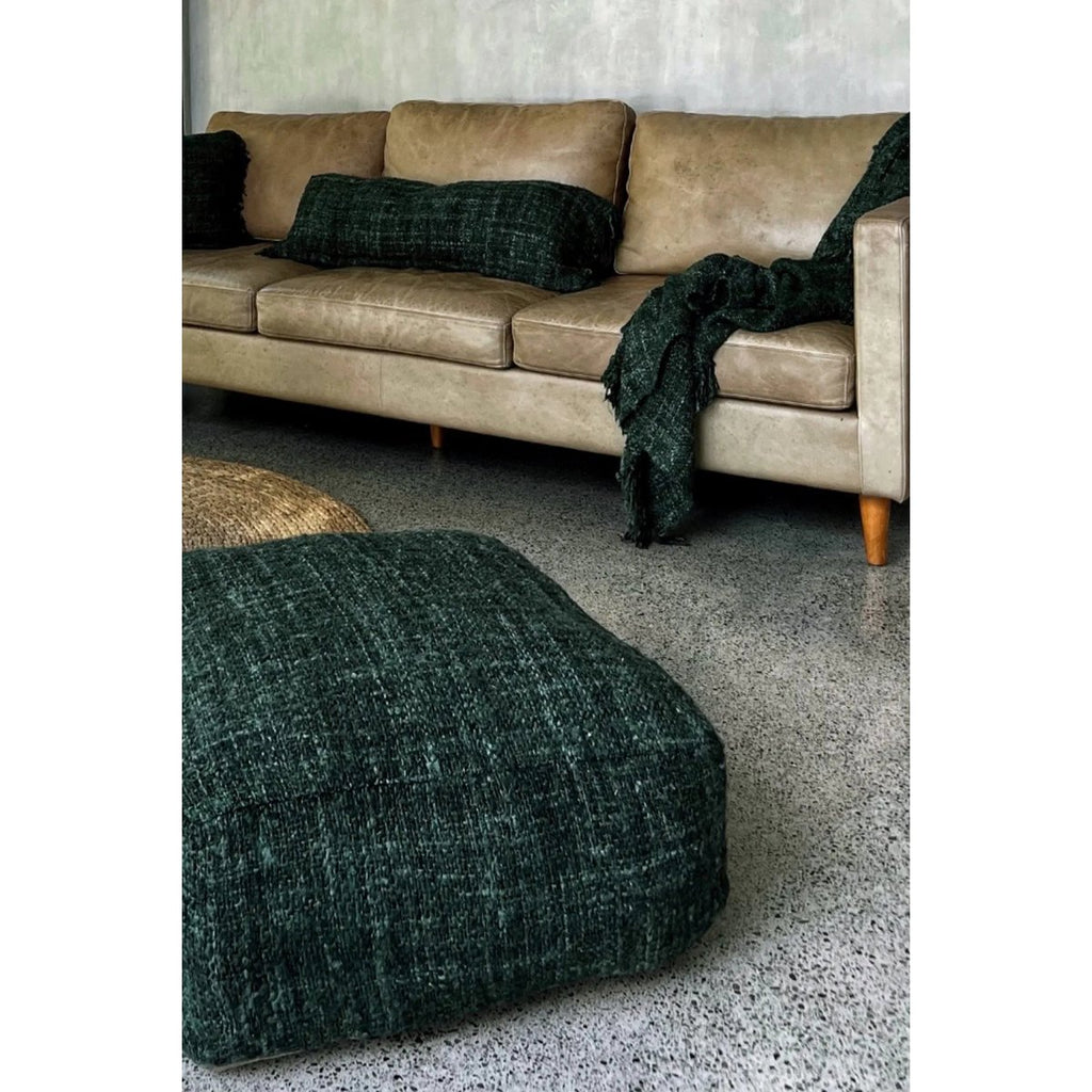 The Oh My Gee Pouffe - Forest Green - LUXONAS HOME