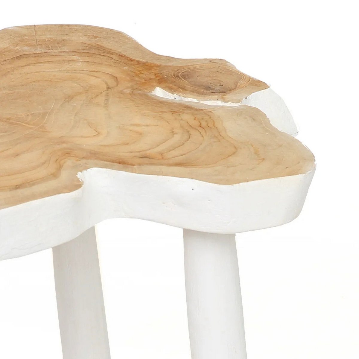 The Organic Side Table - Natural White - LUXONAS HOME