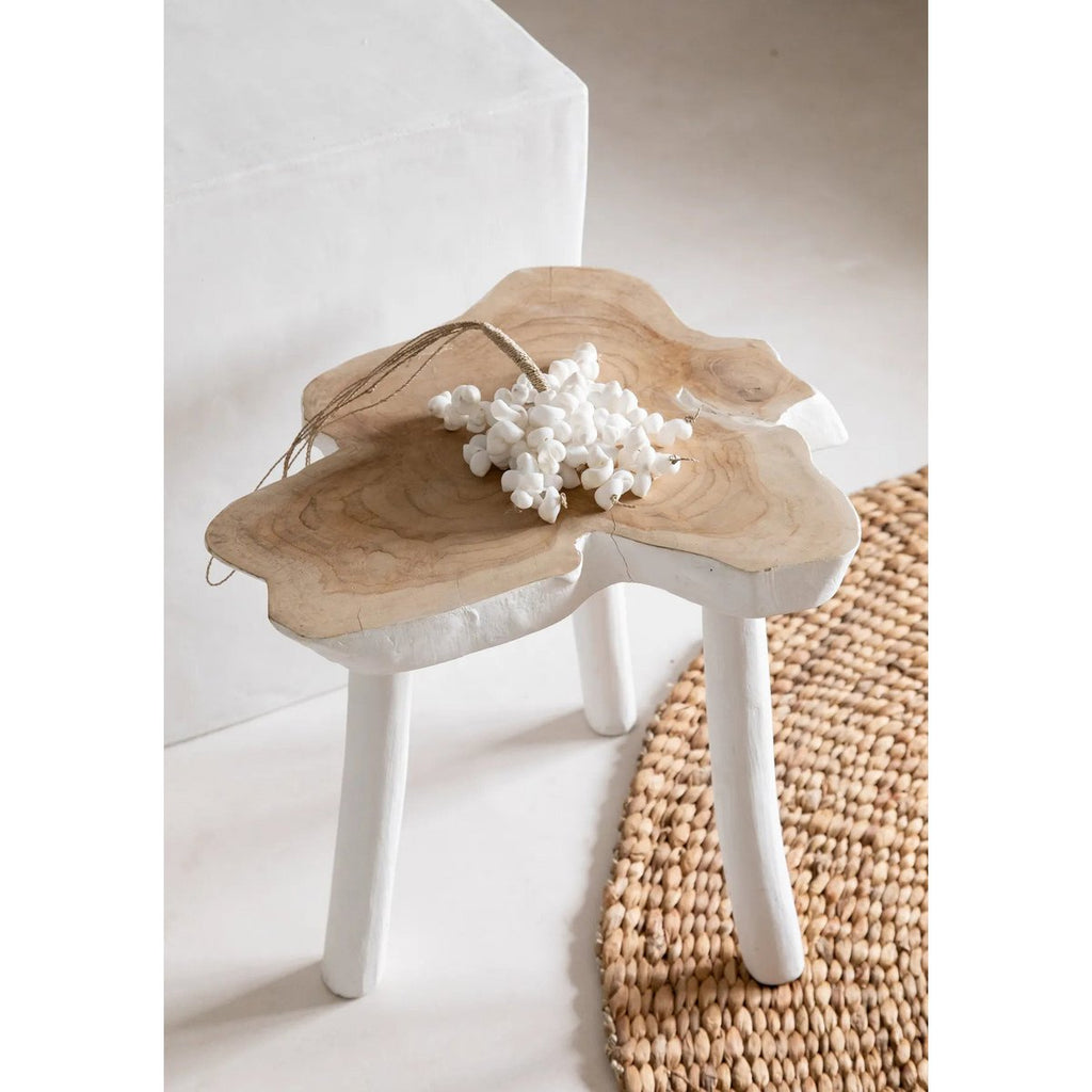 The Organic Side Table - Natural White - LUXONAS HOME