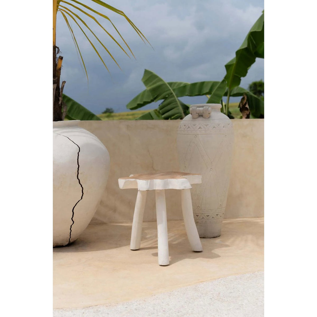 The Organic Side Table - Natural White - LUXONAS HOME