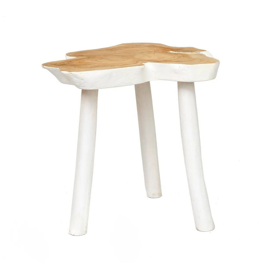 The Organic Side Table - Natural White - LUXONAS HOME