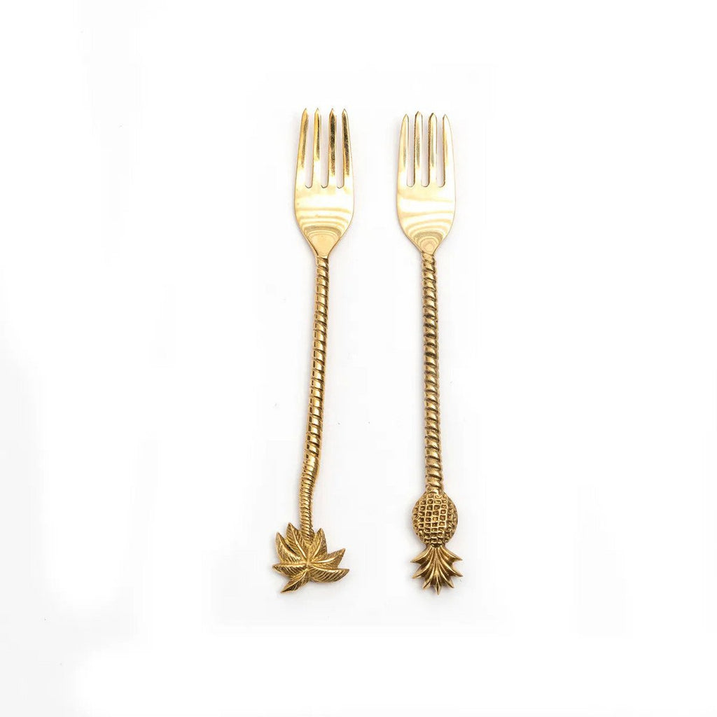 The Palm Tree Fork - Gold - LUXONAS HOME