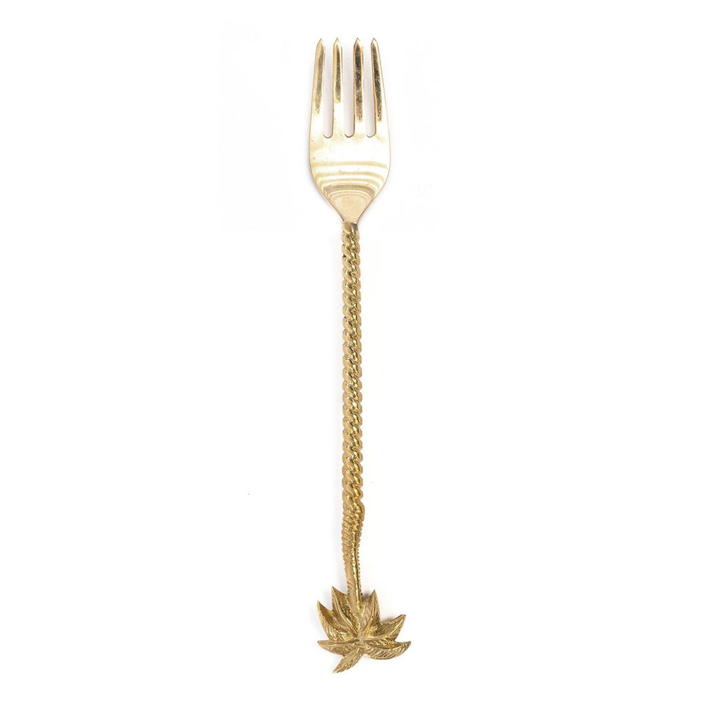 The Palm Tree Fork - Gold - LUXONAS HOME
