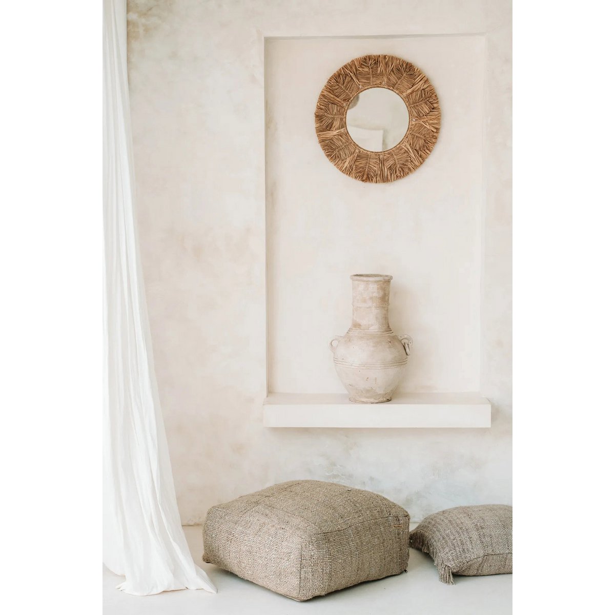 The Palm Tree Mirror - Natural - M - LUXONAS HOME