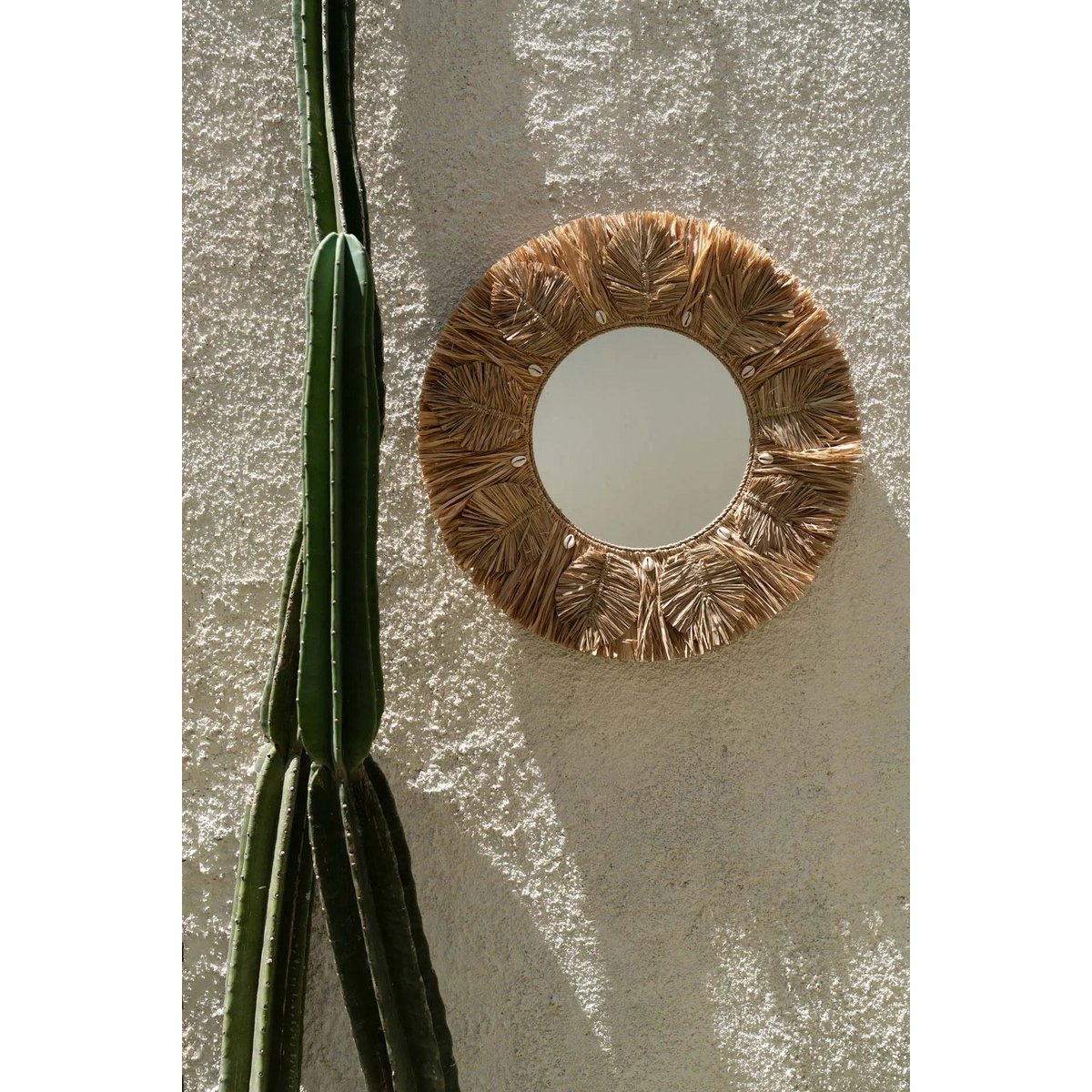 The Palm Tree Mirror - Natural - M - LUXONAS HOME