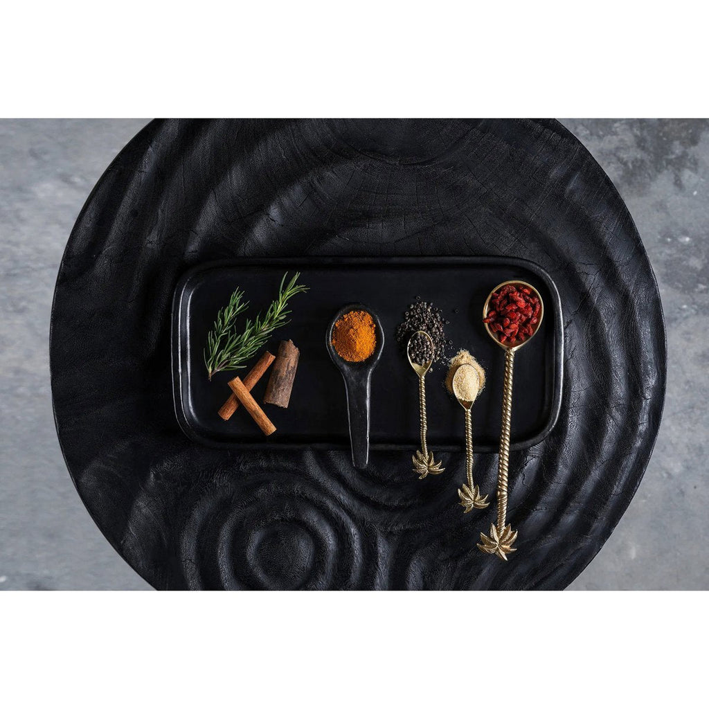 The Palm Tree Salad Spoon - Gold - LUXONAS HOME