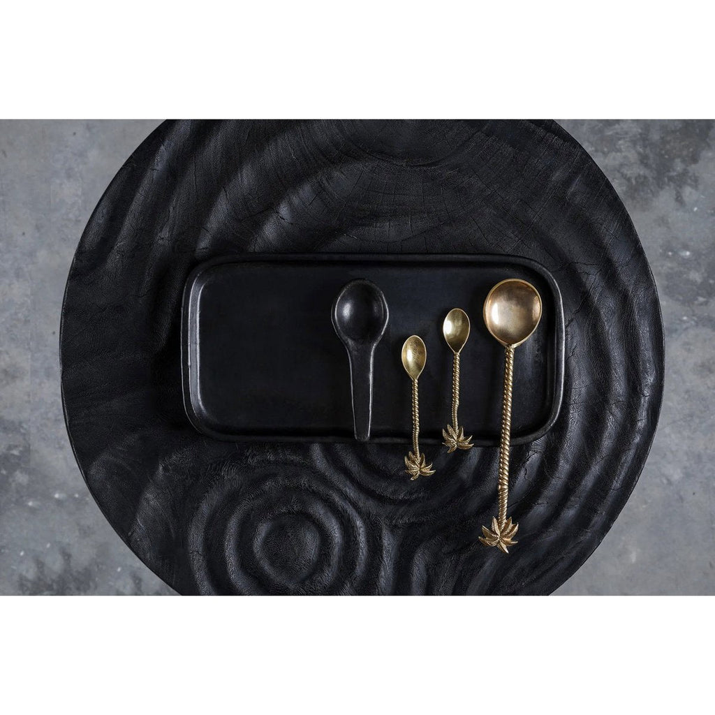 The Palm Tree Salad Spoon - Gold - LUXONAS HOME