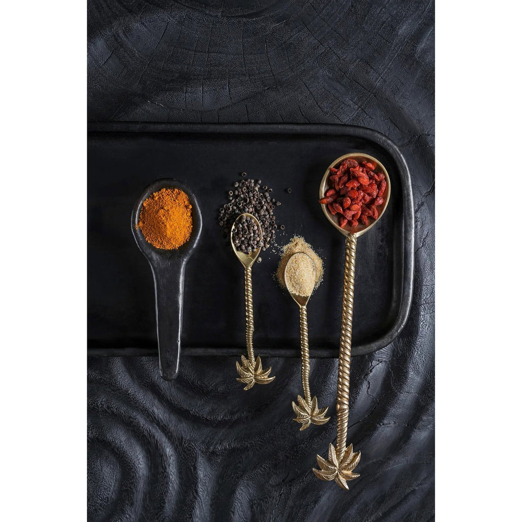 The Palm Tree Salad Spoon - Gold - LUXONAS HOME