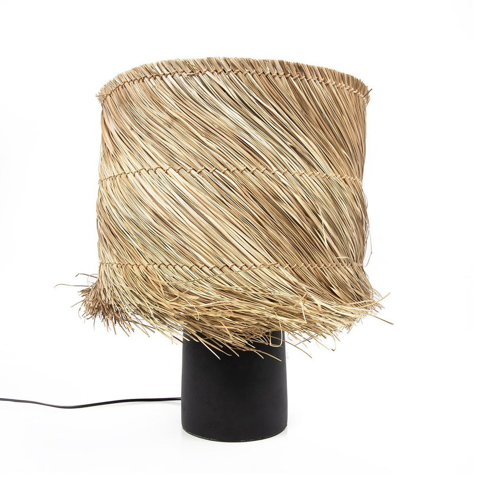 The Pandan Table Lamp - Black Natural - LUXONAS HOME