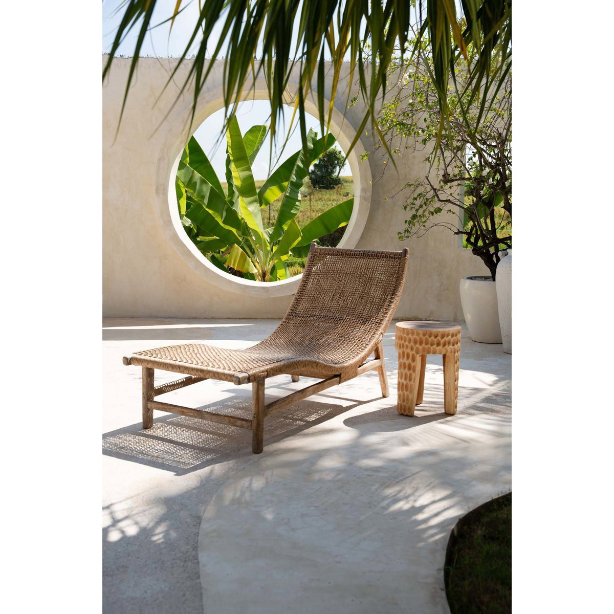 The Paramo Stool - Natural - LUXONAS HOME