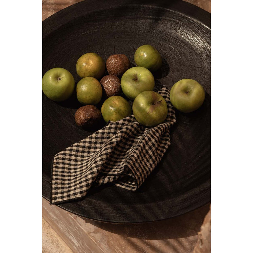 The Picknick Napkin - Natural Black - 45x45 - LUXONAS HOME
