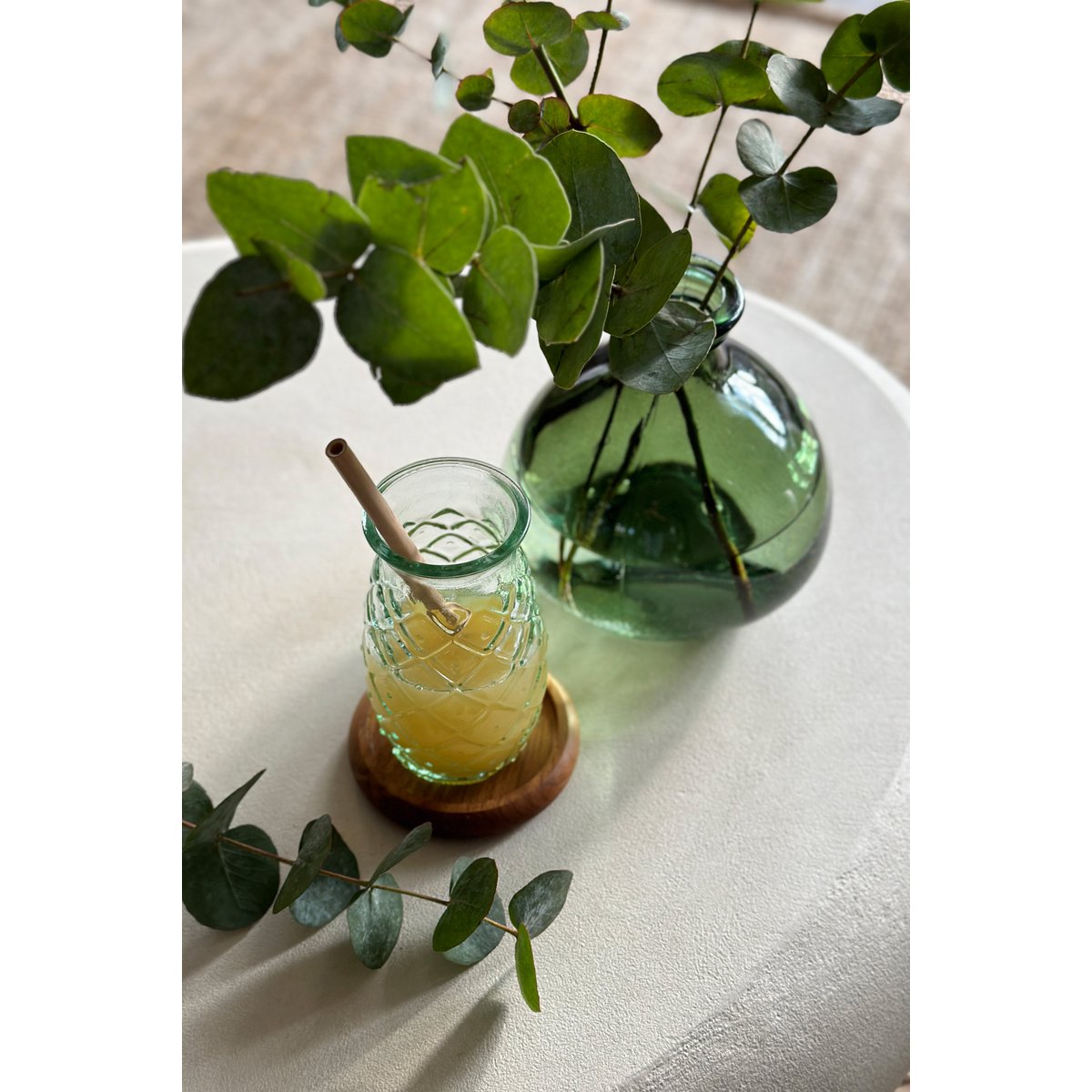 The Pineapple Glass - Blue - L - LUXONAS HOME