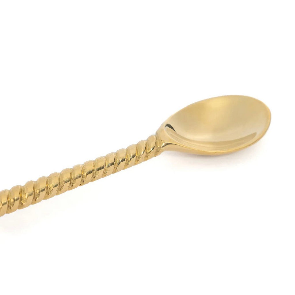 The Pineapple Long Spoon - Gold - LUXONAS HOME