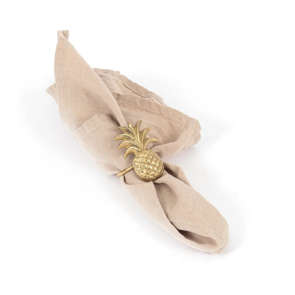 The Pineapple Napkin Ring - Gold - LUXONAS HOME