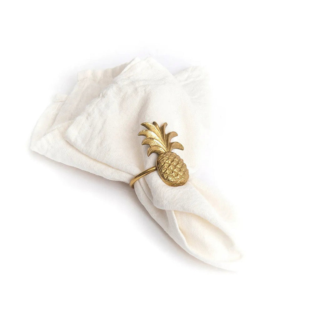 The Pineapple Napkin Ring - Gold - LUXONAS HOME