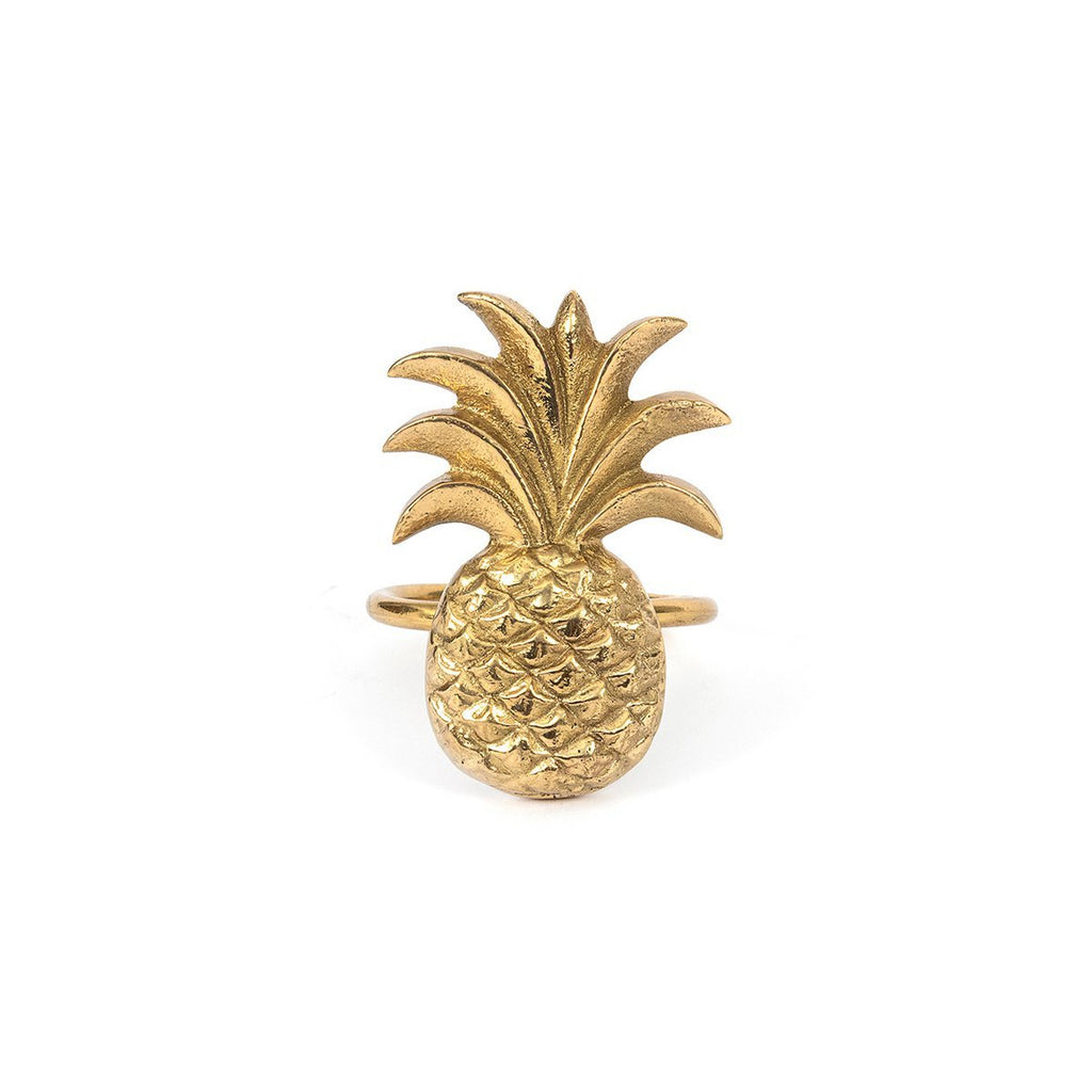 The Pineapple Napkin Ring - Gold - LUXONAS HOME