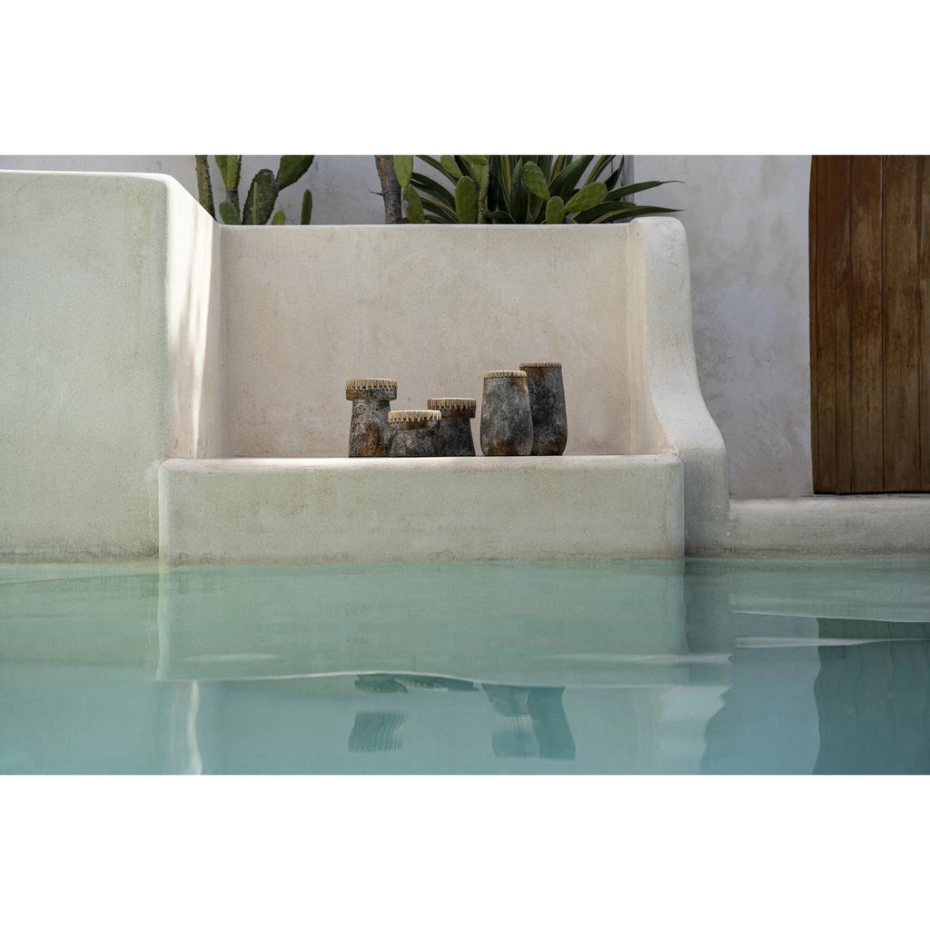 The Pretty Candle Holder - Antique Grey - L - LUXONAS HOME