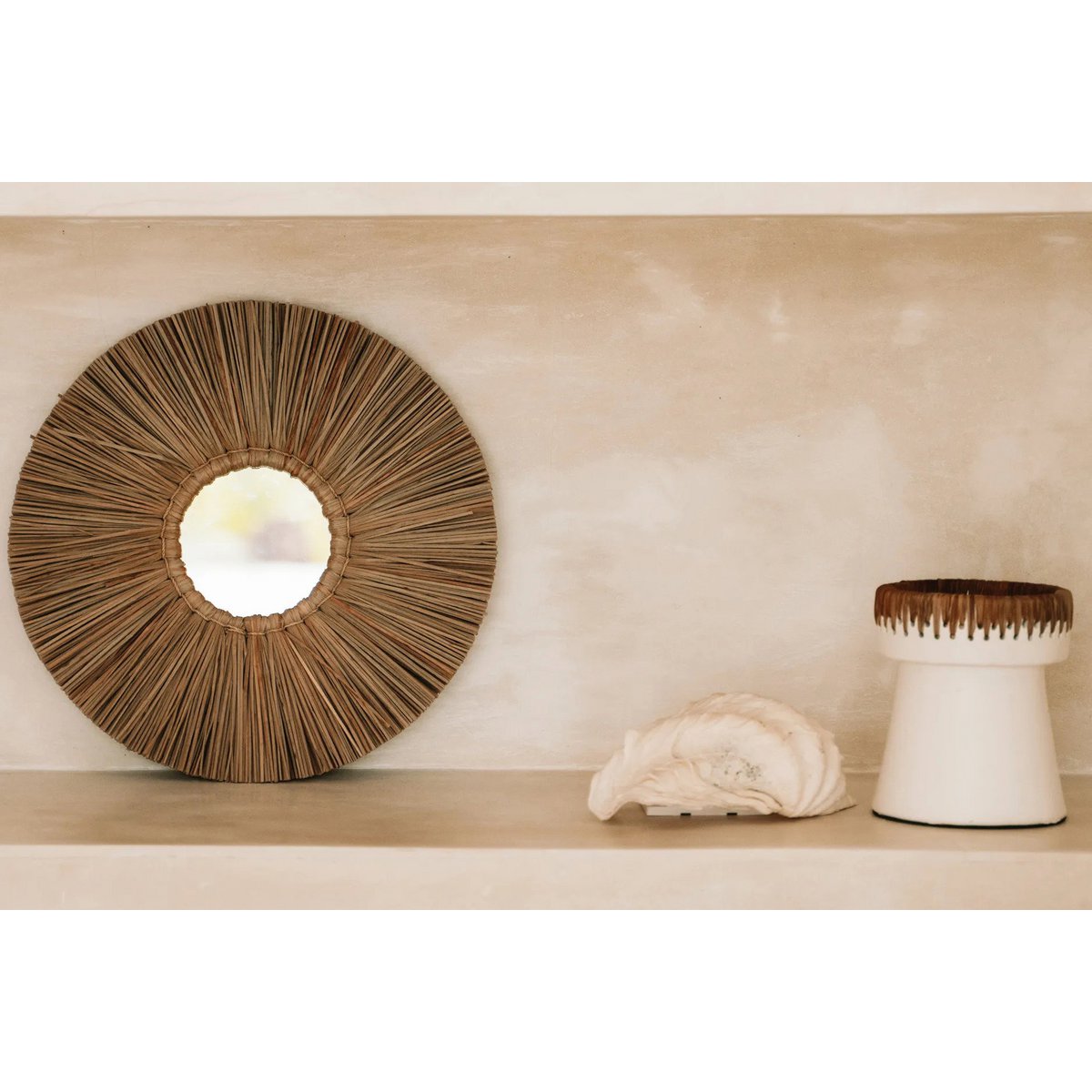 The Pretty Candle Holder - White Natural - M - LUXONAS HOME