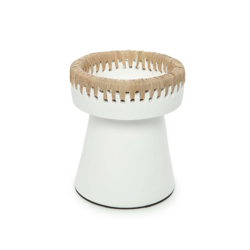 The Pretty Candle Holder - White Natural - M - LUXONAS HOME