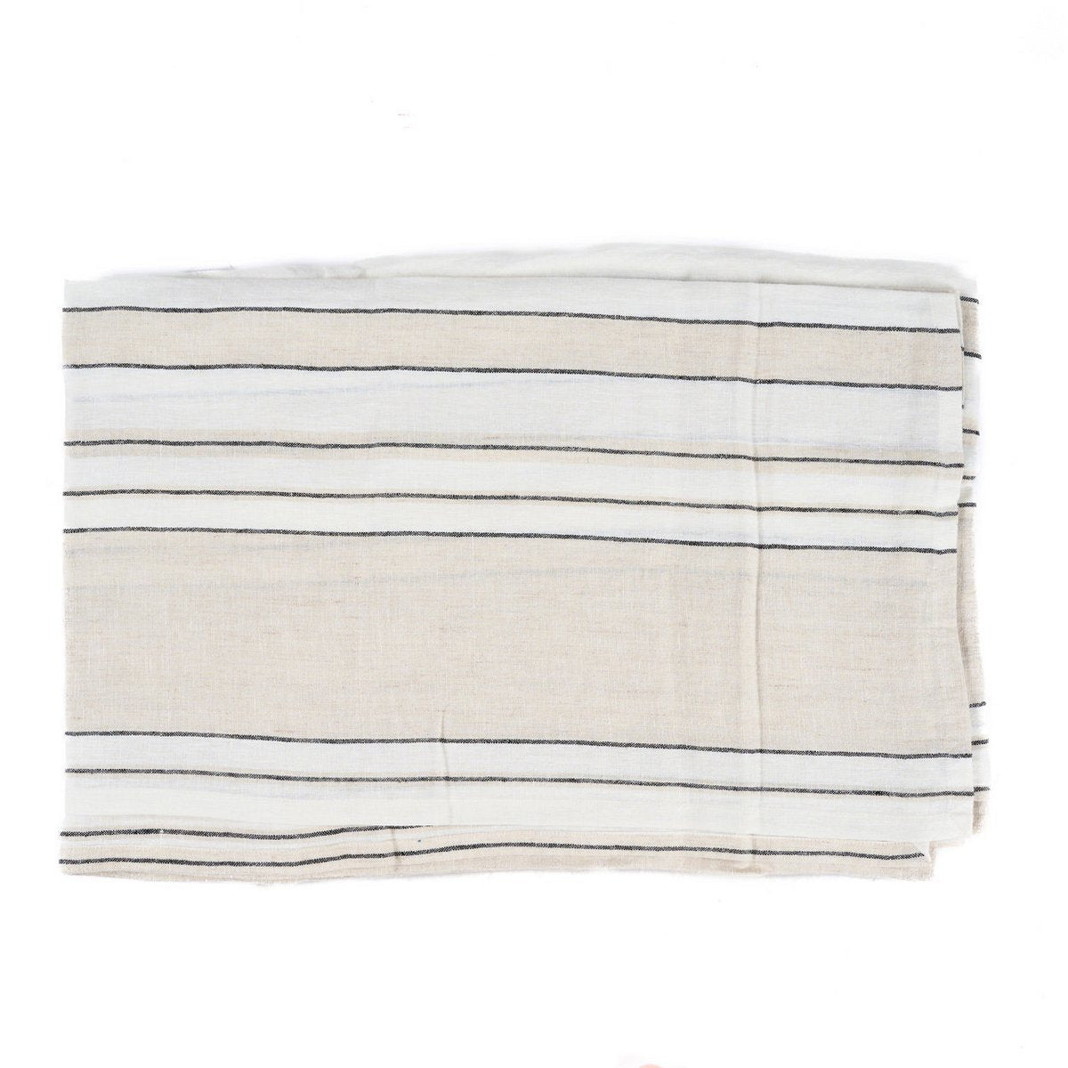 The Provence Tablecloth - Natural Black White - 150x250 - LUXONAS HOME