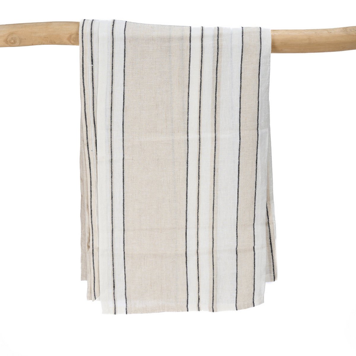 The Provence Tablecloth - Natural Black White - 150x250 - LUXONAS HOME