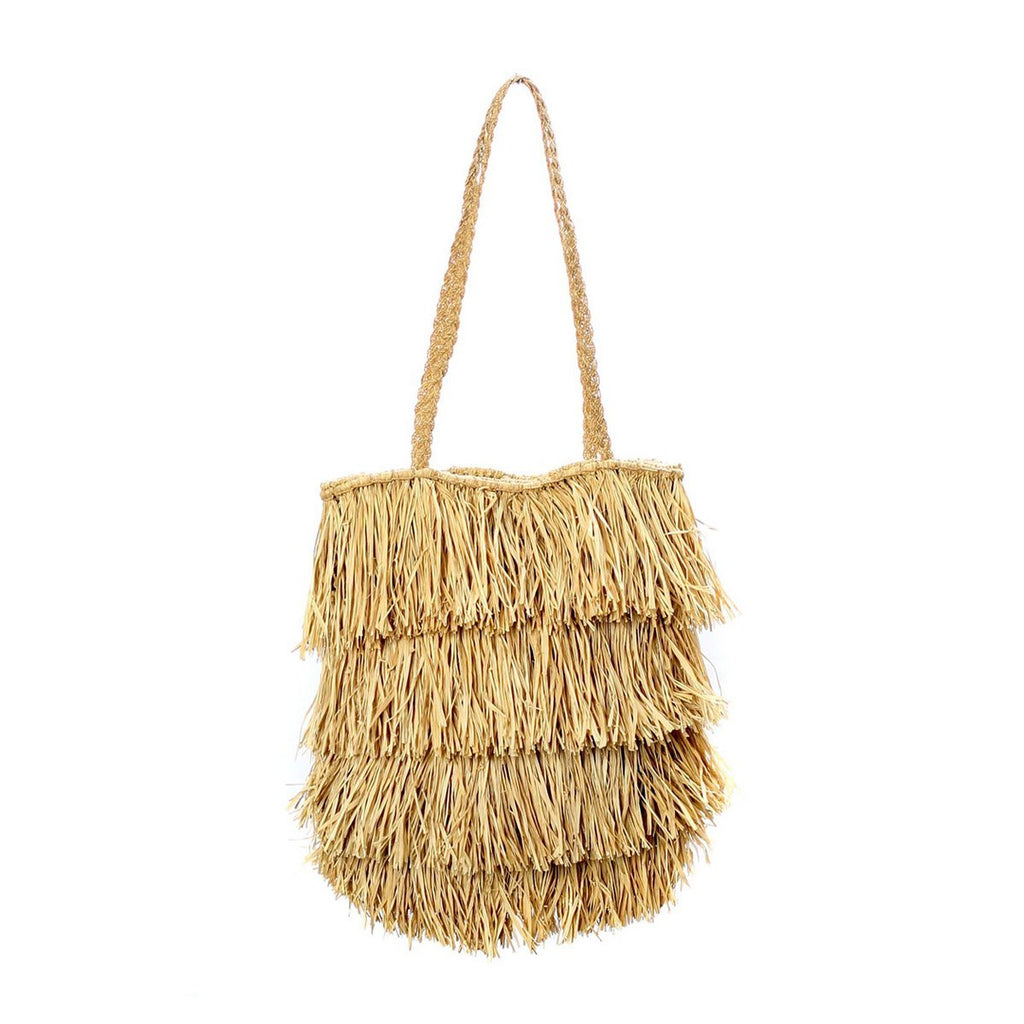 The Raffia Bahamas Tote - Natural - LUXONAS HOME