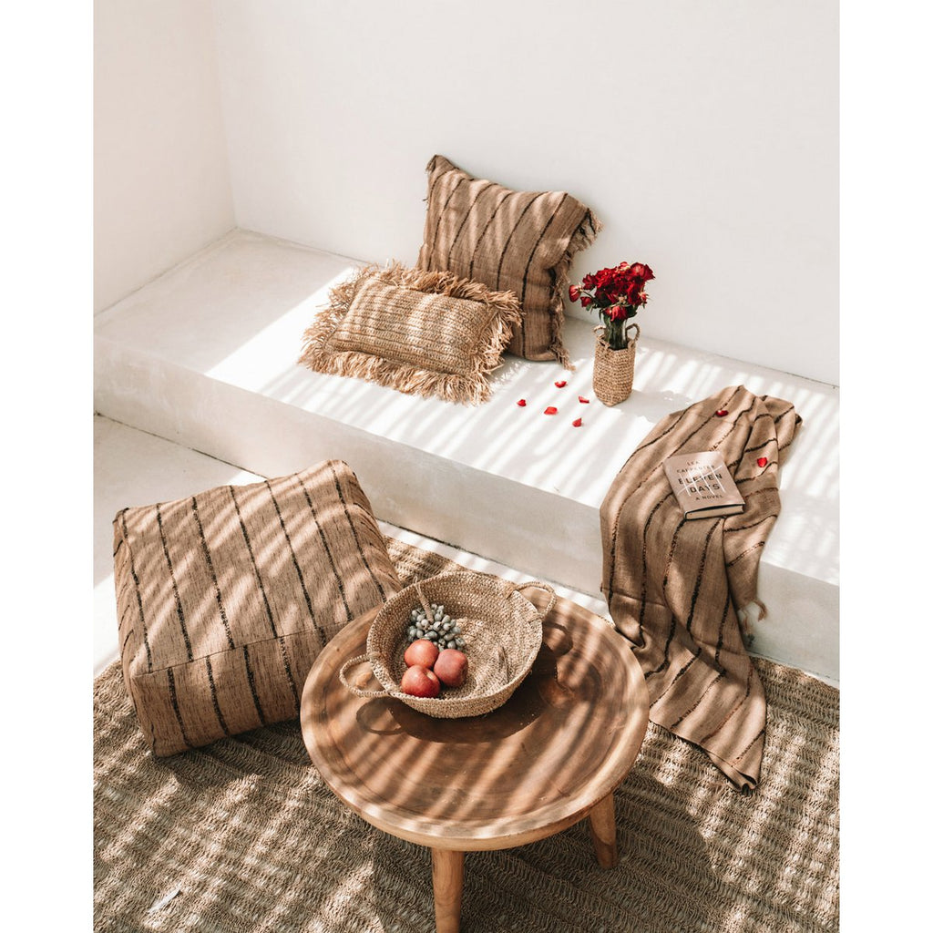The Raffia Basket Trays - Natural - S - LUXONAS HOME