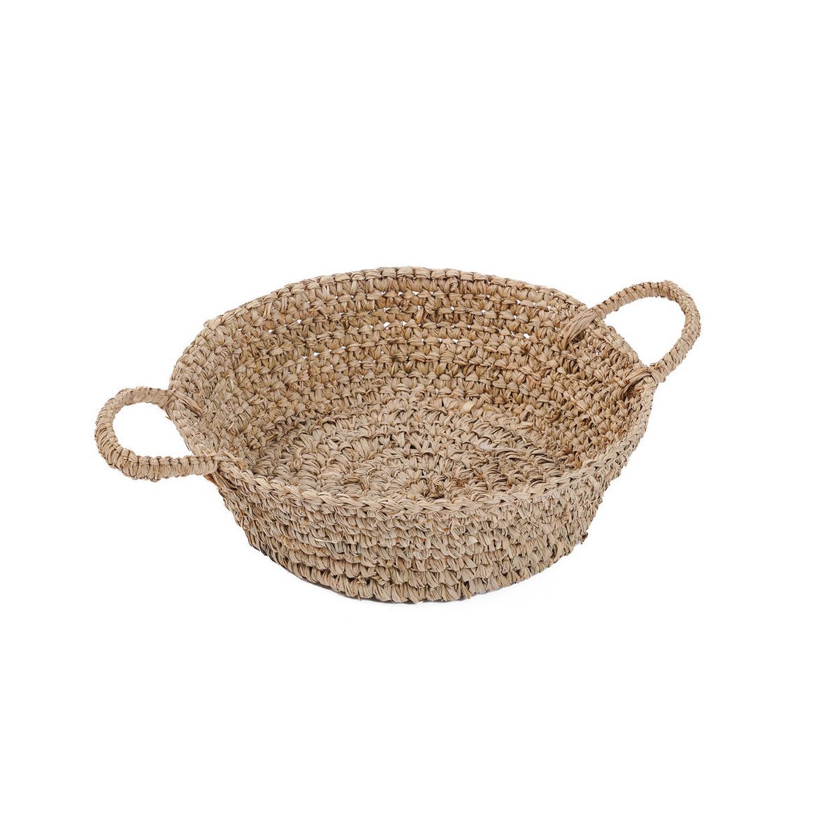 The Raffia Basket Trays - Natural - S - LUXONAS HOME