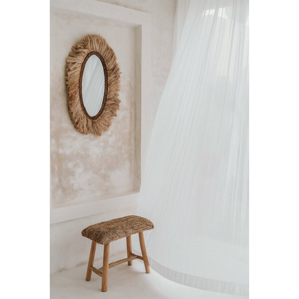 The Raffia Bench - Natural - LUXONAS HOME