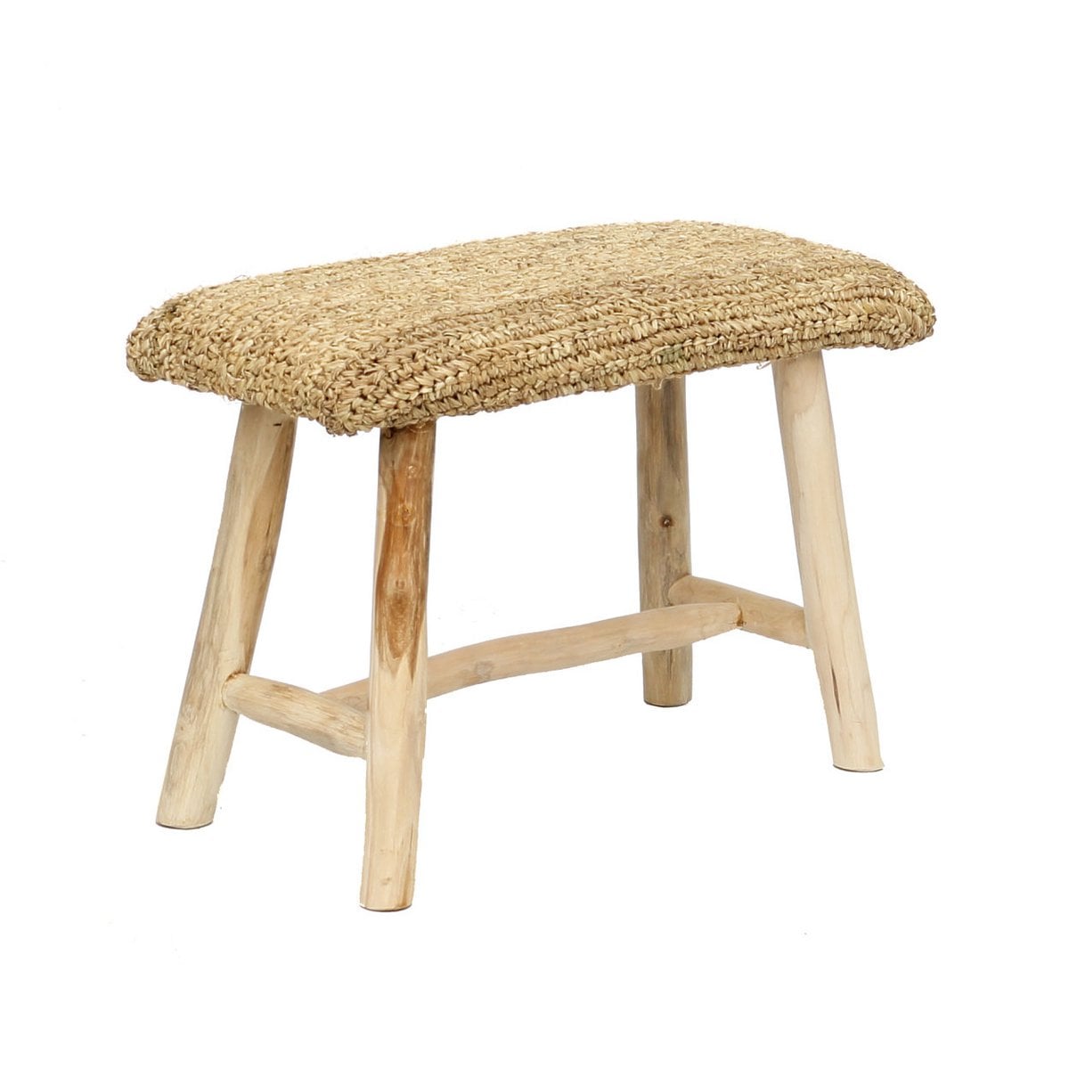 The Raffia Bench - Natural - LUXONAS HOME