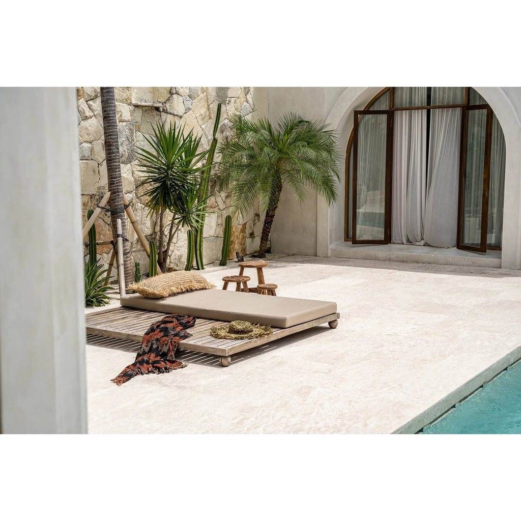 The Raffia Cushion Cover Rectangular - Natural - 35x100 - LUXONAS HOME