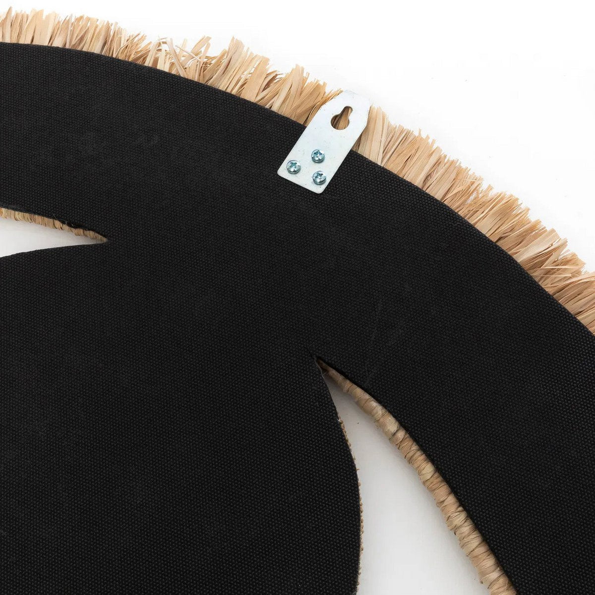 The Raffia Eye Mirror - Natural - M - LUXONAS HOME