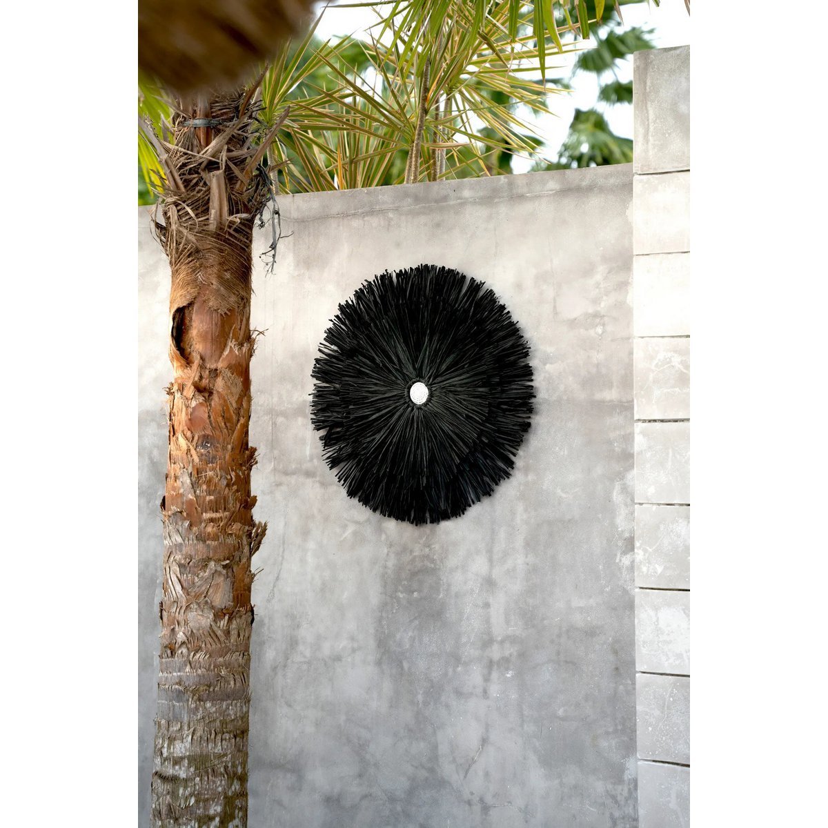 The Raffia Juju - Black - LUXONAS HOME