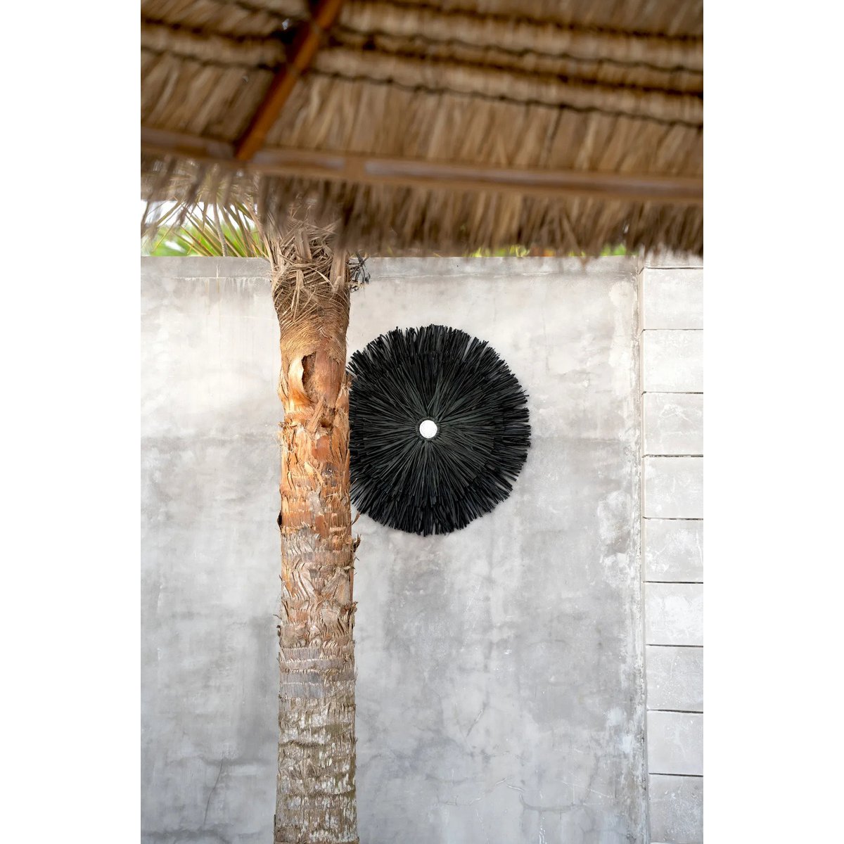 The Raffia Juju - Black - LUXONAS HOME
