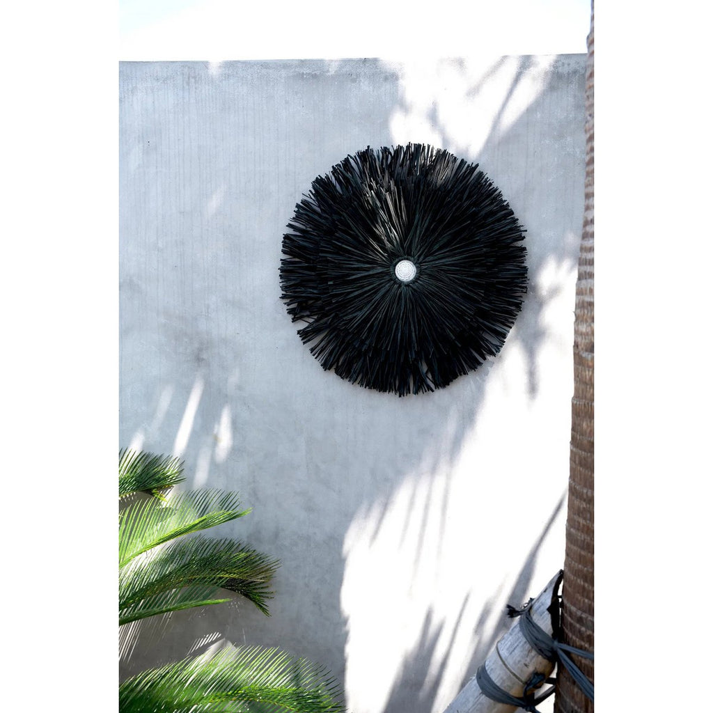 The Raffia Juju - Black - LUXONAS HOME