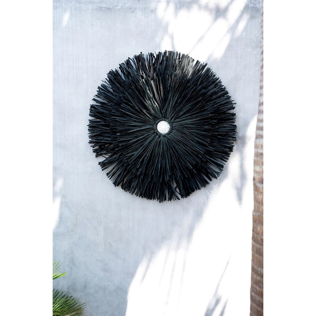 The Raffia Juju - Black - LUXONAS HOME