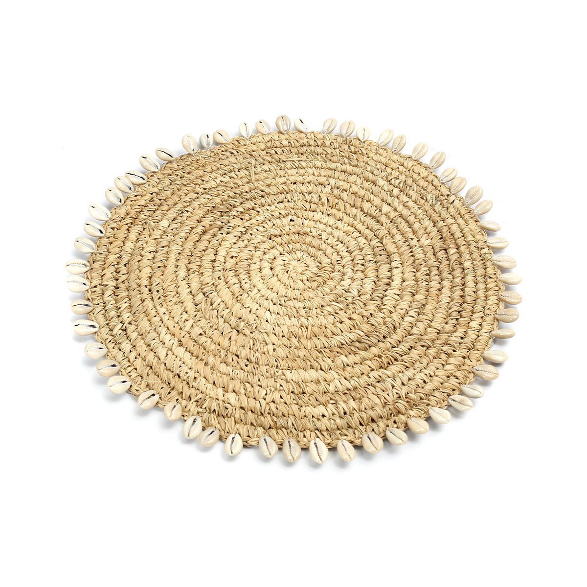 The Raffia Shell Pan Coaster - LUXONAS HOME