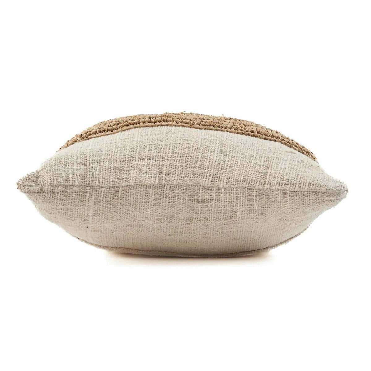 The Raffia Stamp Cushion Cover - Natural - LUXONAS HOME