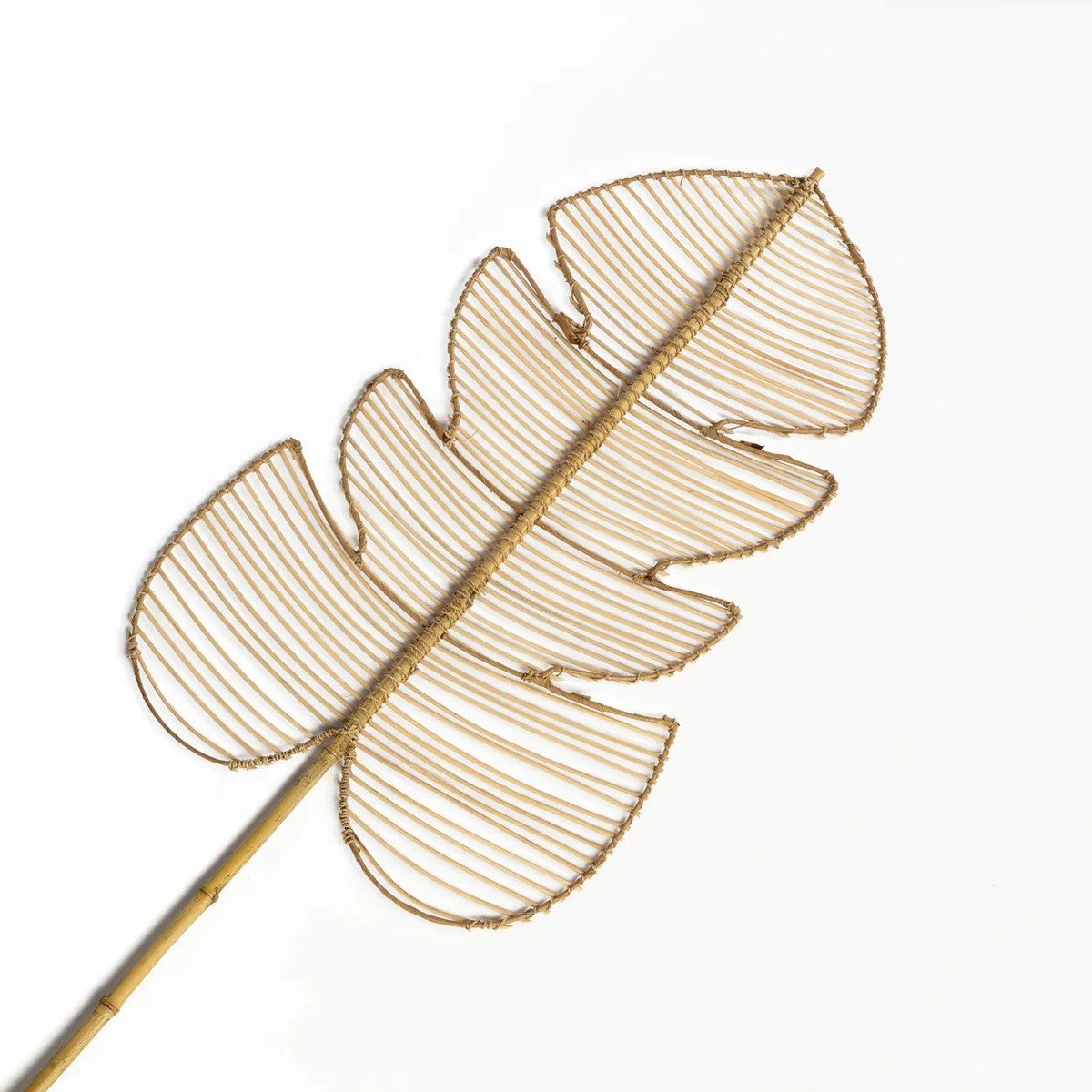 The Rattan Monstera - Natural - LUXONAS HOME