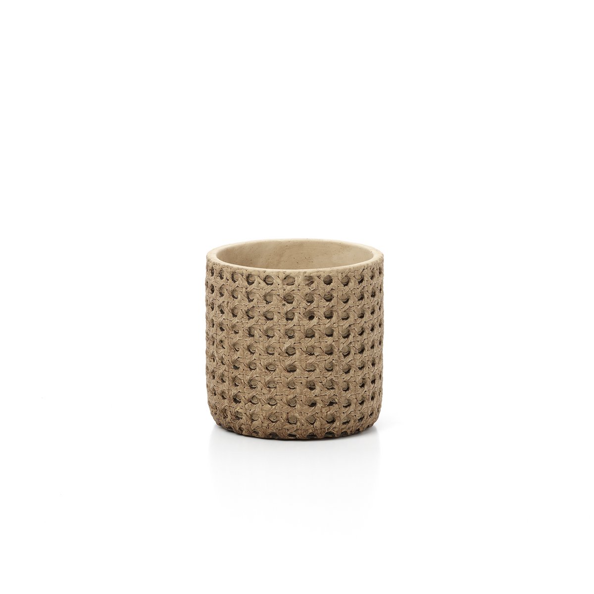The RattanRock Planter - Natural - S - LUXONAS HOME